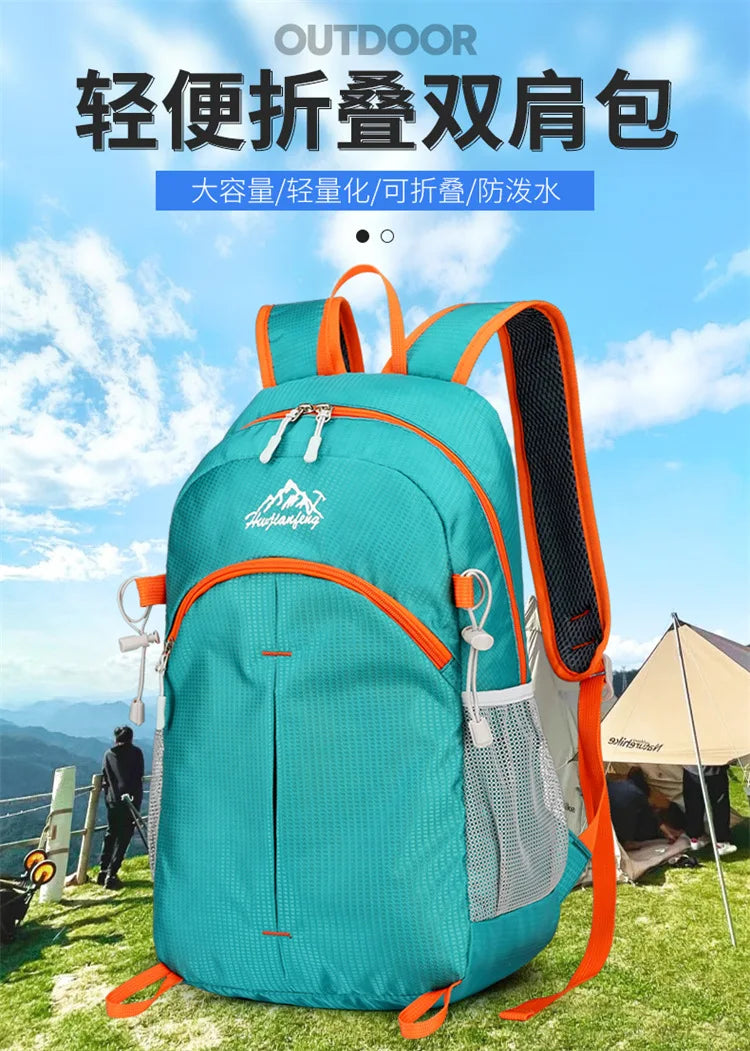 Unisex Foldable Hiking Backpack – Lightweight & Wear-Resistant