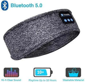 Bluetooth Sleep Mask Headphones – Wireless Music Eye Mask for Side Sleepers