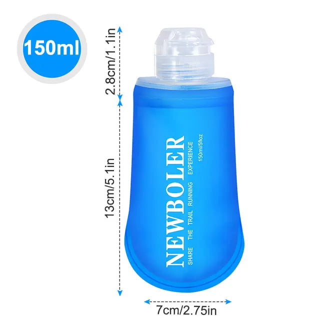 Collapsible Silicone Water Bottle – 150–750ml for Travel & Outdoors