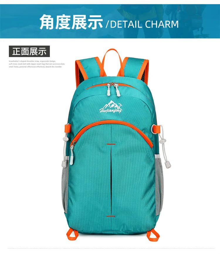 Unisex Foldable Hiking Backpack – Lightweight & Wear-Resistant
