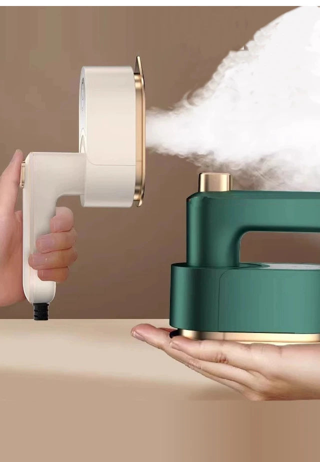2-in-1 Handheld Garment Steamer – Portable Travel Steam Iron