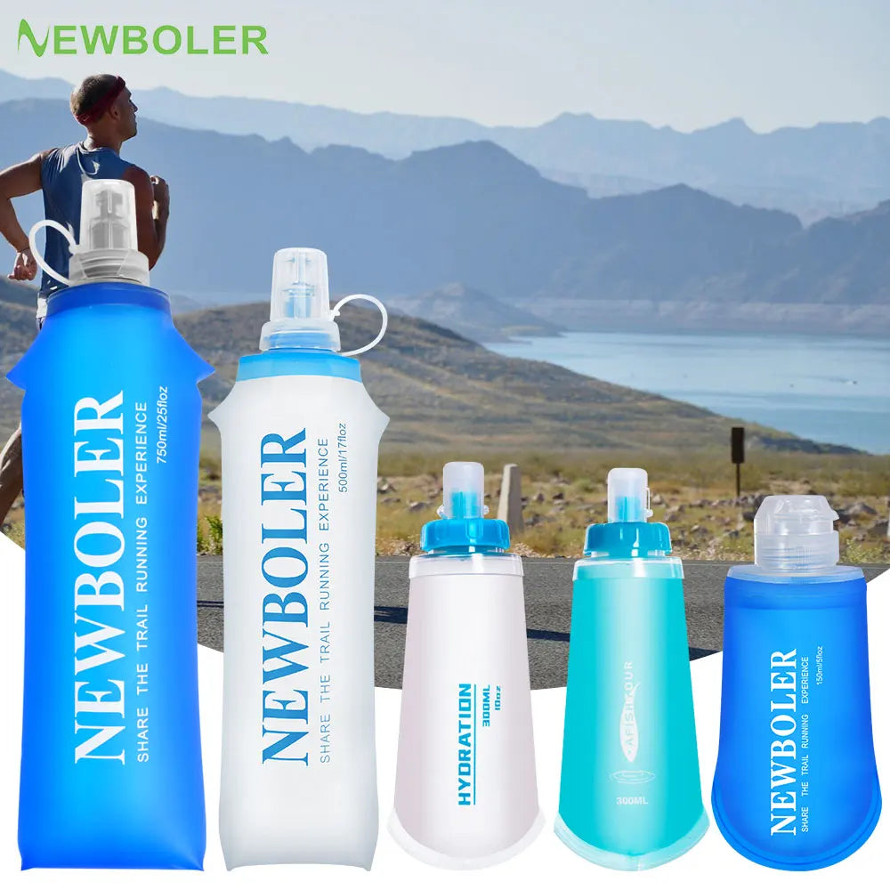 Collapsible Silicone Water Bottle – 150–750ml for Travel & Outdoors
