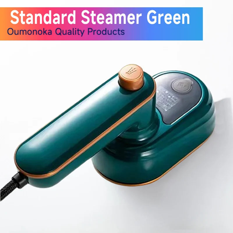 2-in-1 Handheld Garment Steamer – Portable Travel Steam Iron