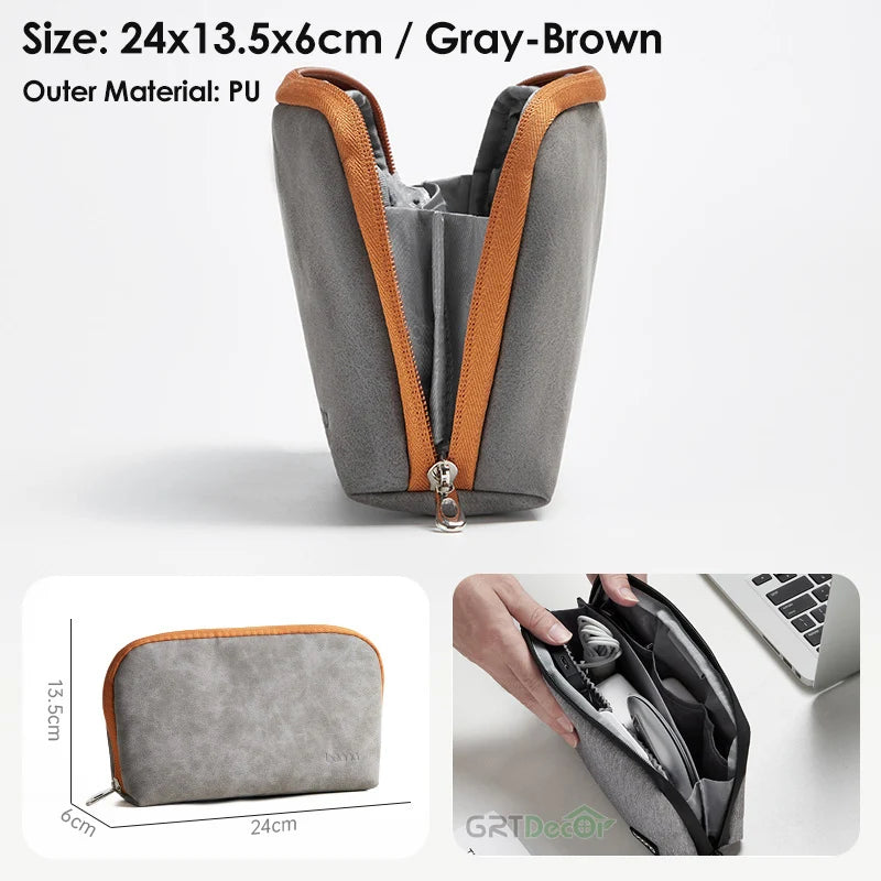 Multifunction Travel Electronics Organizer – Cables, Chargers & Accessories Pouch