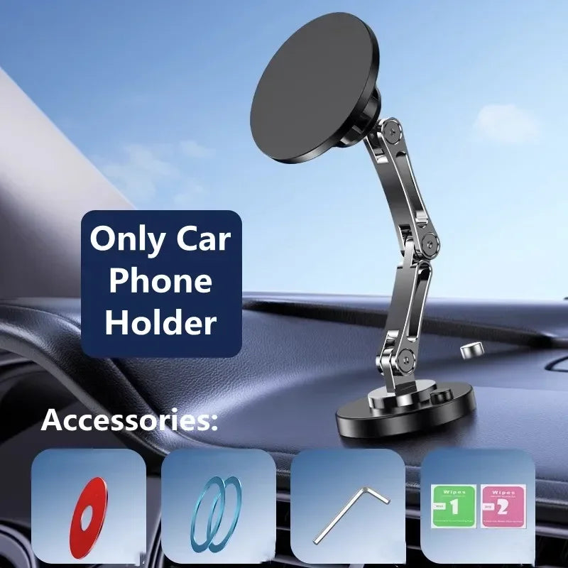 Magnetic Car Wireless Charger – Fast Charging Mount for iPhone
