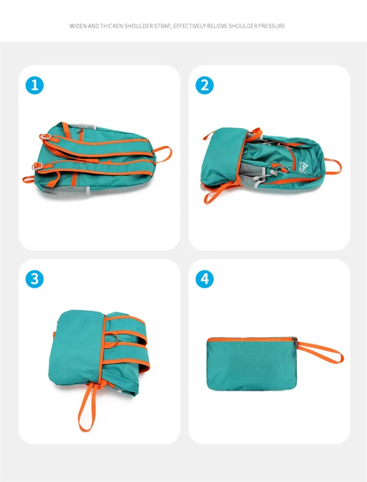 Unisex Foldable Hiking Backpack – Lightweight & Wear-Resistant