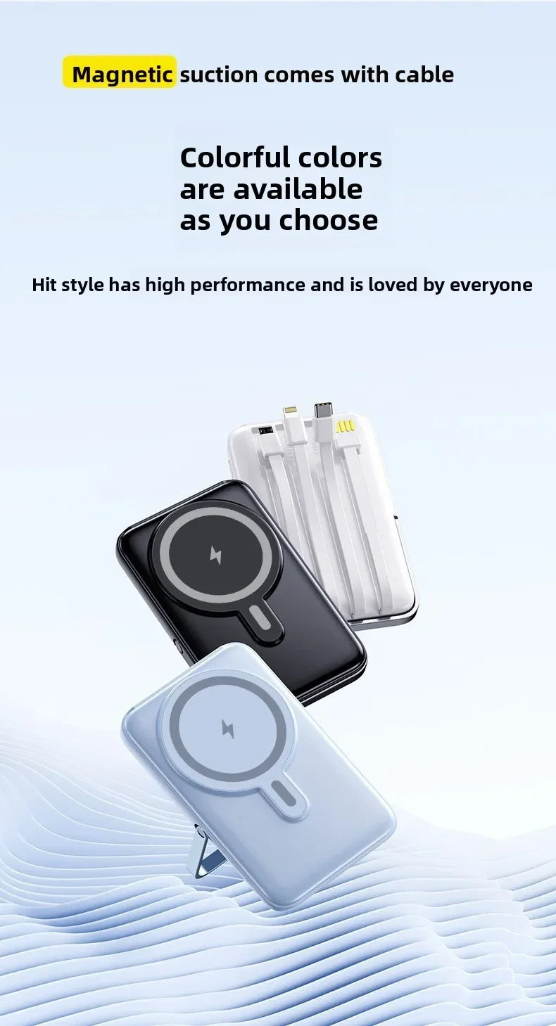 10,000mAh Magnetic Fast Charger – Lightning & USB-C