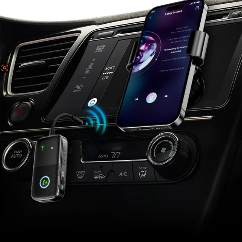 A99E-RGB Bluetooth 5.4 Audio Adapter – 3.5mm AUX Receiver & Transmitter