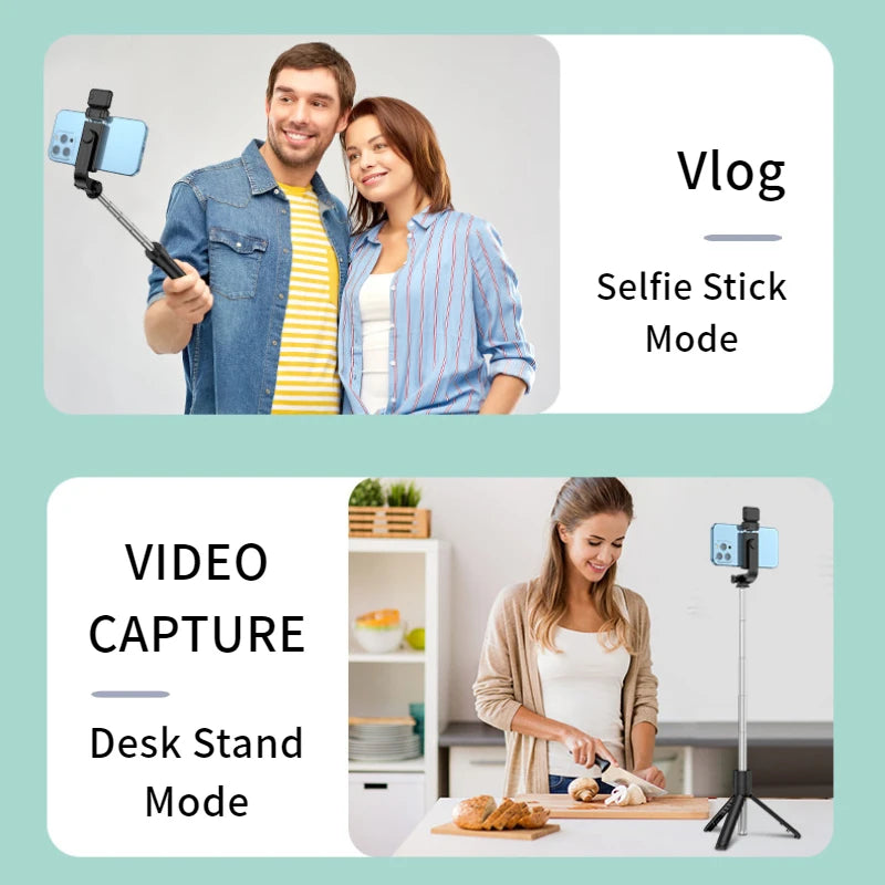 GlowPod™ 6-in-1 Selfie Stick Tripod