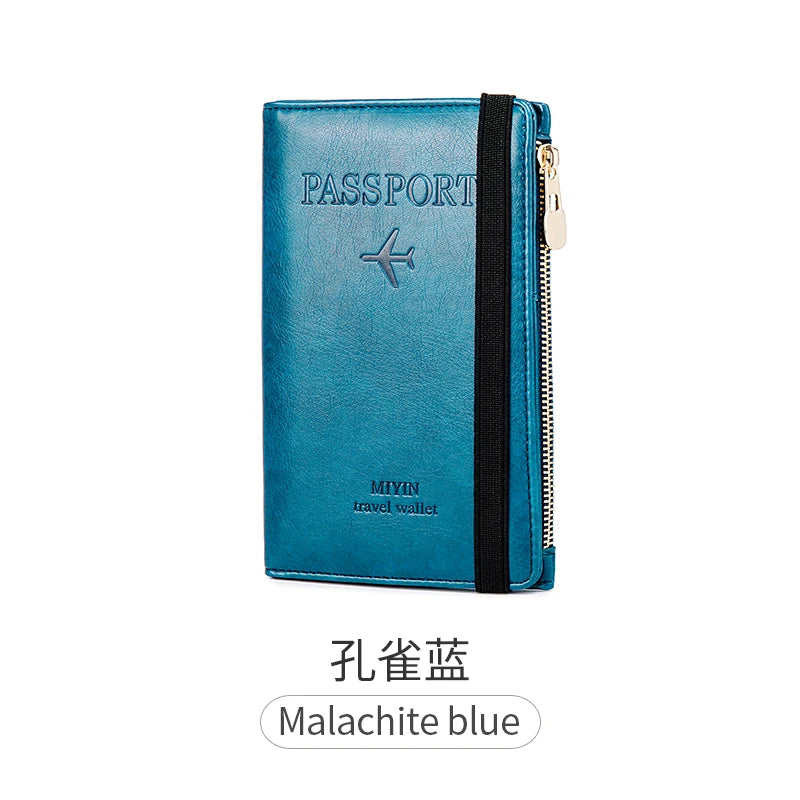 RFID-Blocking Passport Holder – Slim Travel Wallet for Men & Women