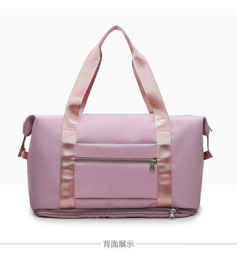 UNIXINU Waterproof Travel Duffle Bag – Large Nylon Gym Tote for Women