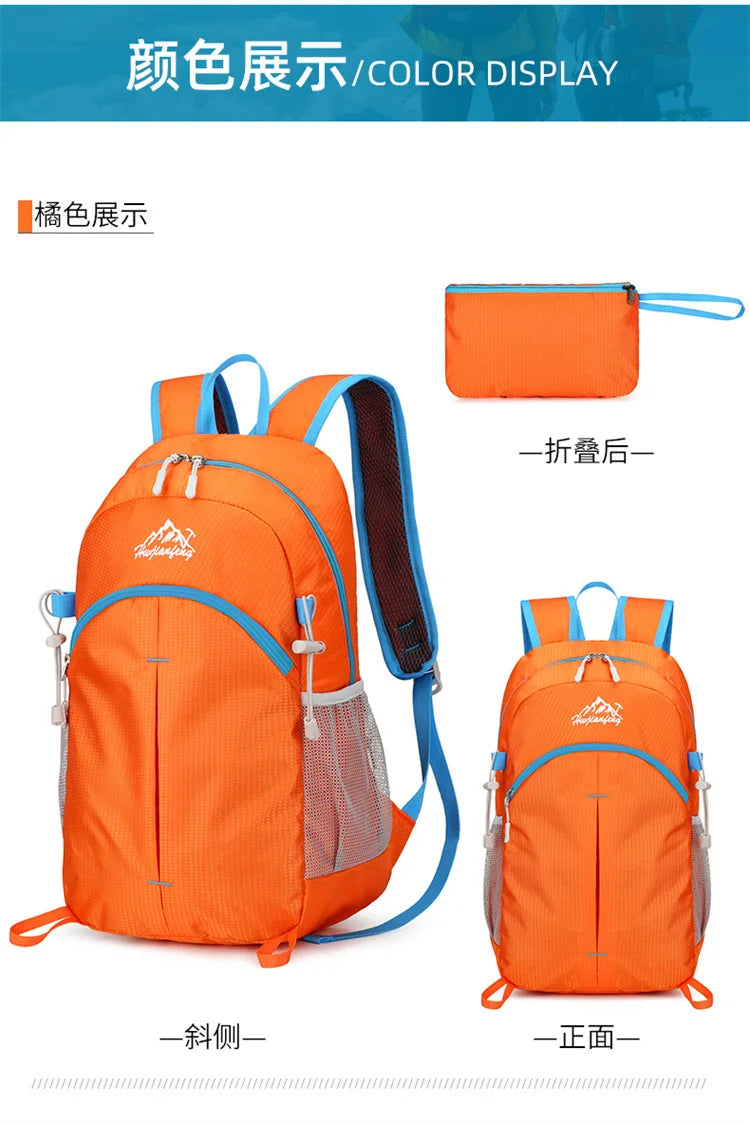 Unisex Foldable Hiking Backpack – Lightweight & Wear-Resistant