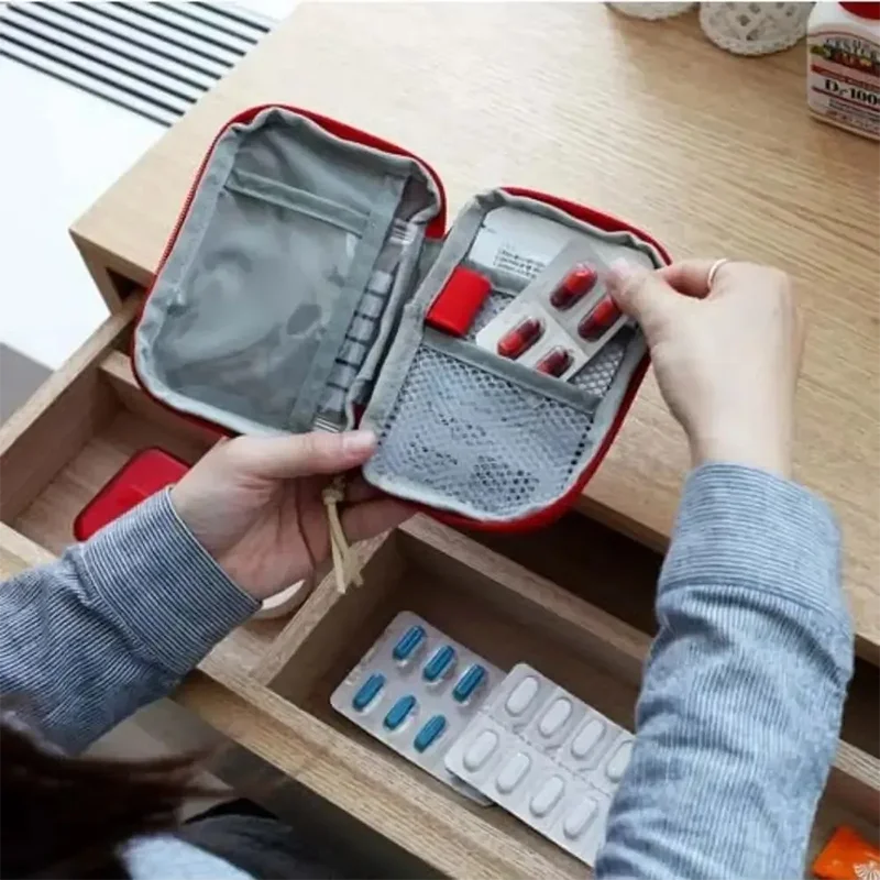 Mini First Aid Kit – Portable Medicine Storage Box for Home & Travel