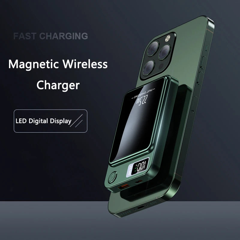 50000mAh Magnetic Power Bank – 22.5W Fast Wireless Charger