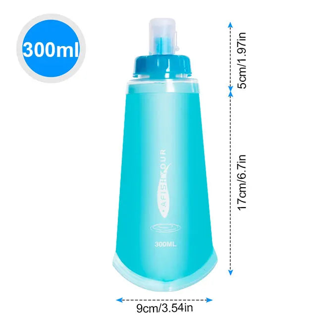 Collapsible Silicone Water Bottle – 150–750ml for Travel & Outdoors