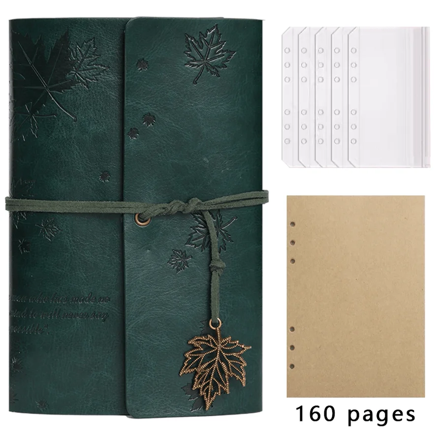 LeafCraft™ Vintage Spiral Diary
