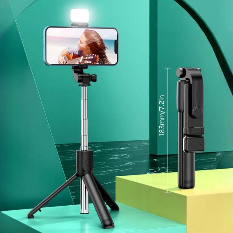 GlowPod™ 6-in-1 Selfie Stick Tripod