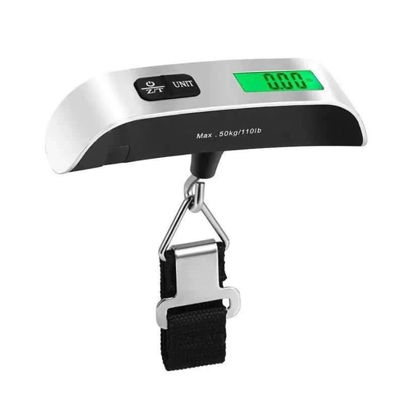 Digital Luggage Scale with LCD Display – 110lb/50kg Portable Travel Weighing Tool