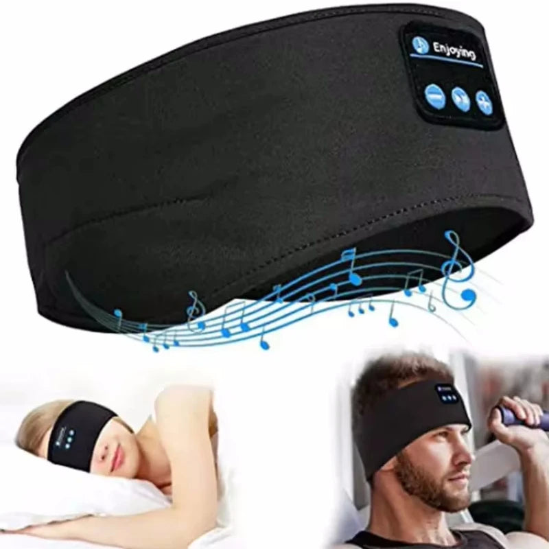 Bluetooth Sleep Mask Headphones – Wireless Music Eye Mask for Side Sleepers