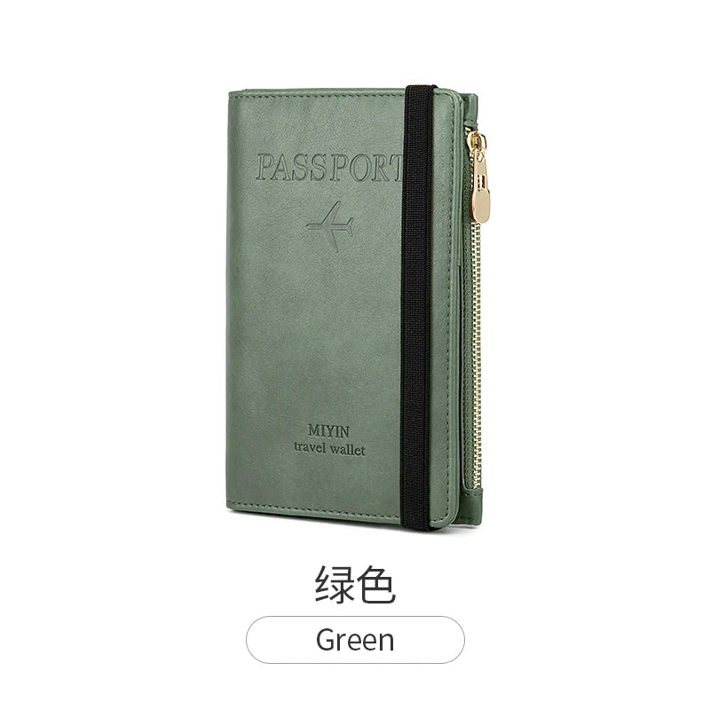 RFID-Blocking Passport Holder – Slim Travel Wallet for Men & Women