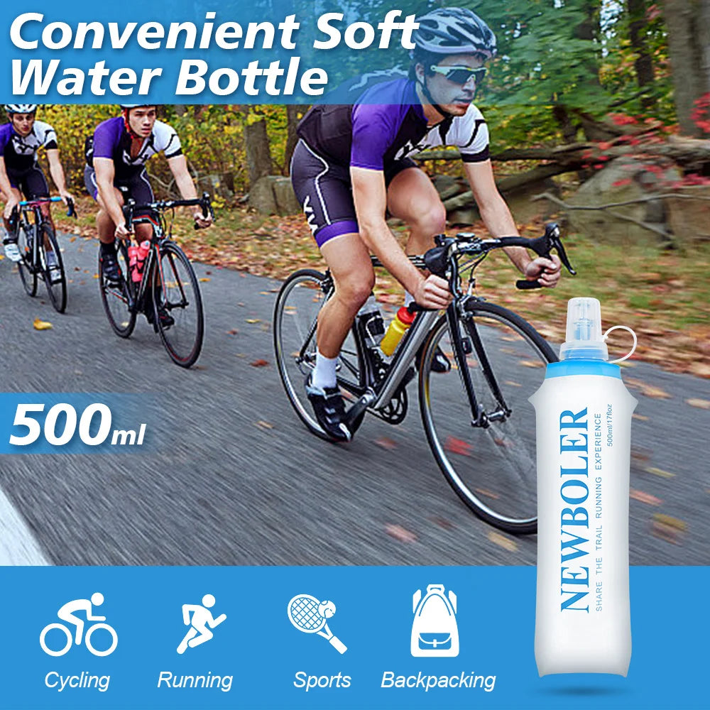 Collapsible Silicone Water Bottle – 150–750ml for Travel & Outdoors