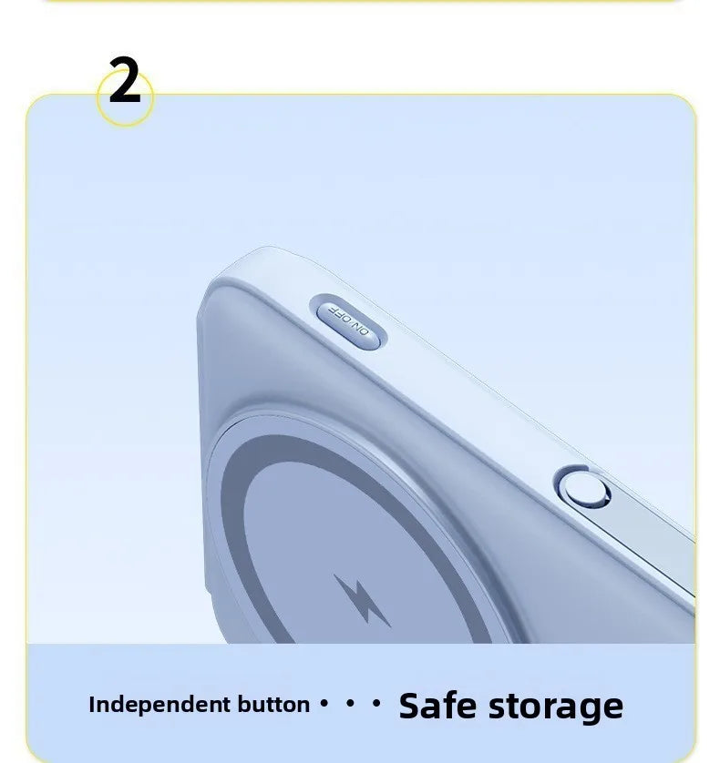 10,000mAh Magnetic Fast Charger – Lightning & USB-C