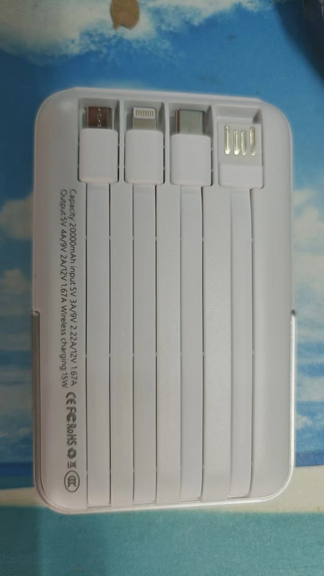 10,000mAh Magnetic Fast Charger – Lightning & USB-C