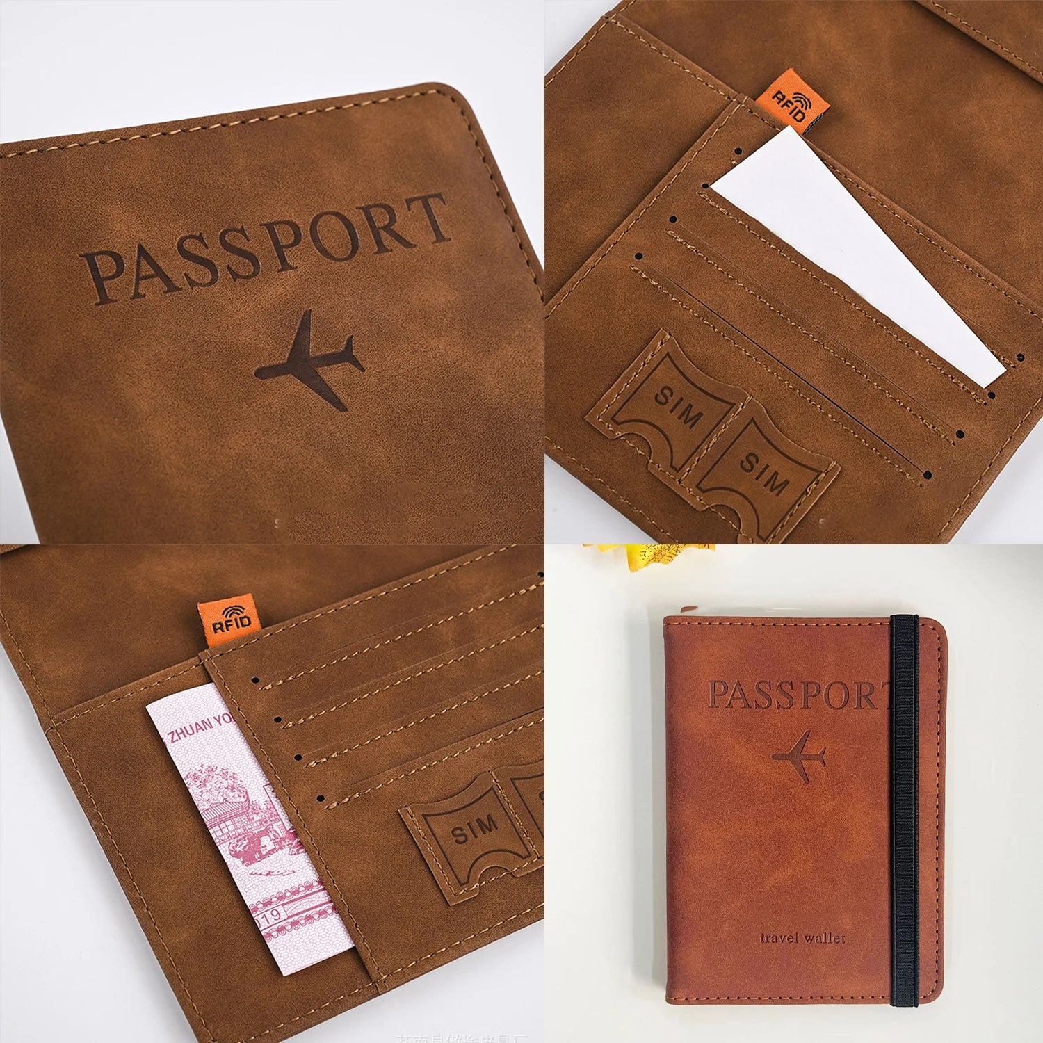 JetSet™ PU Leather Travel Wallet