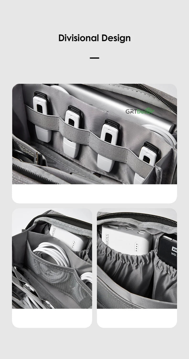 Multifunction Travel Electronics Organizer – Cables, Chargers & Accessories Pouch