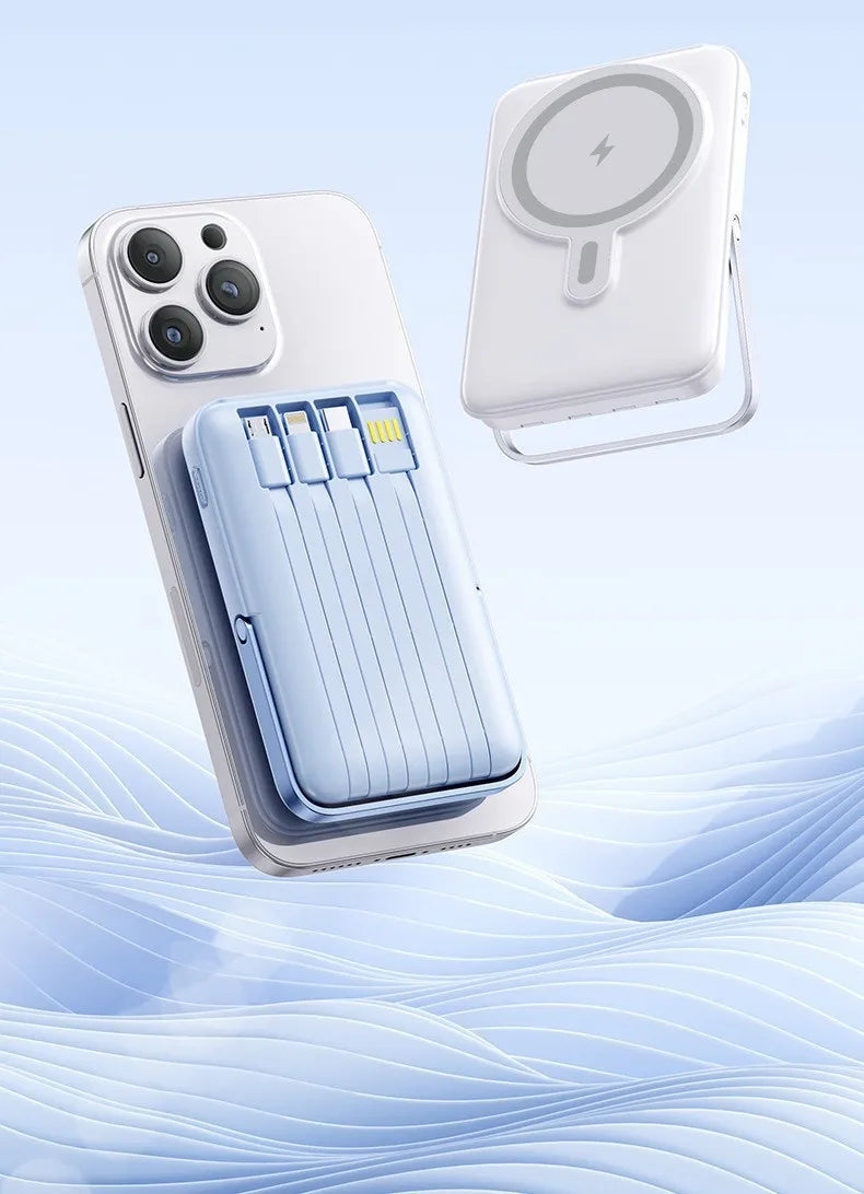 10,000mAh Magnetic Fast Charger – Lightning & USB-C