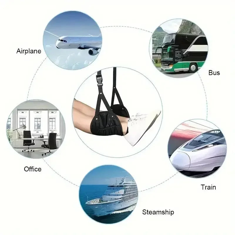 Portable Airplane Leg Rest