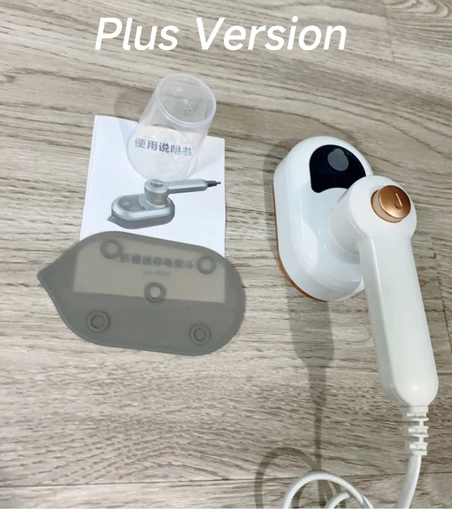 2-in-1 Handheld Garment Steamer – Portable Travel Steam Iron