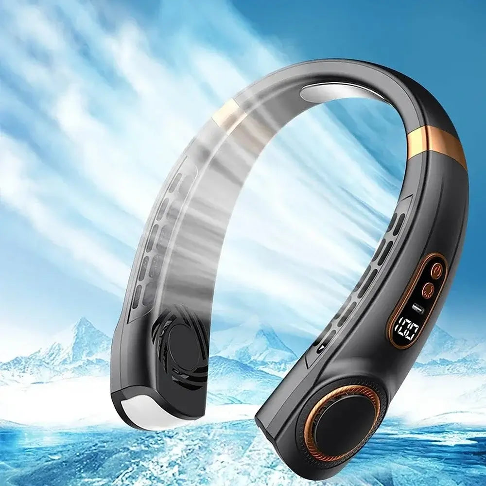 portable bladeless neck fan