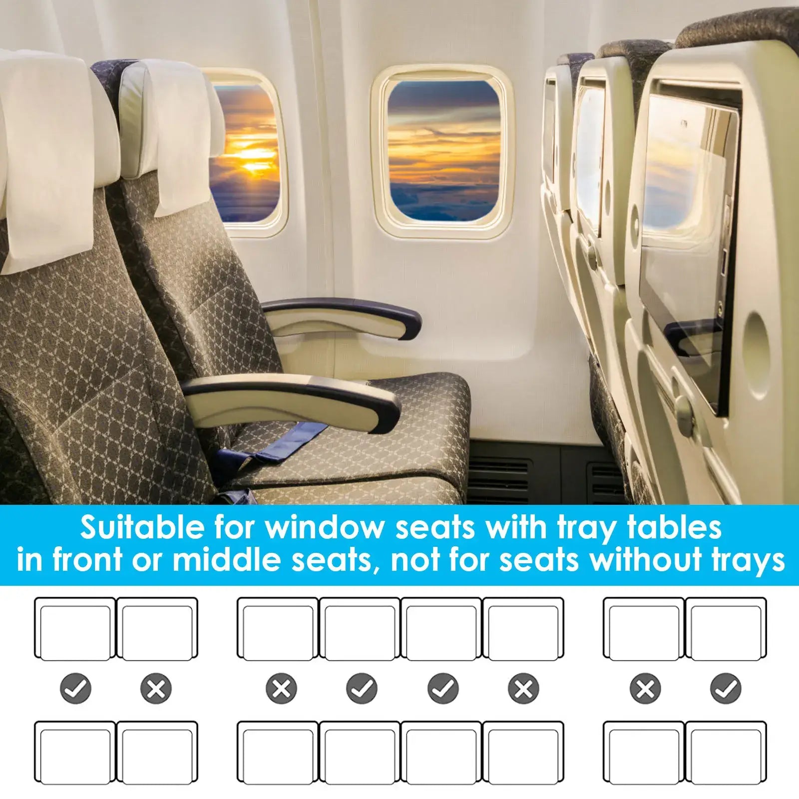 seat belt extender on airplane